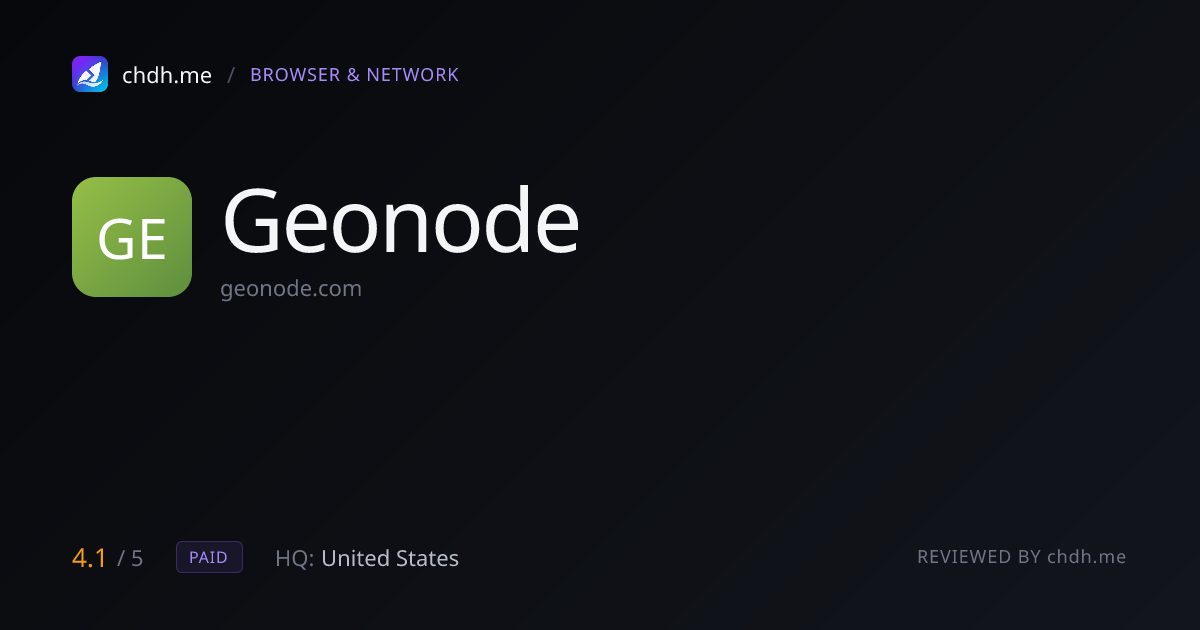 Geonode