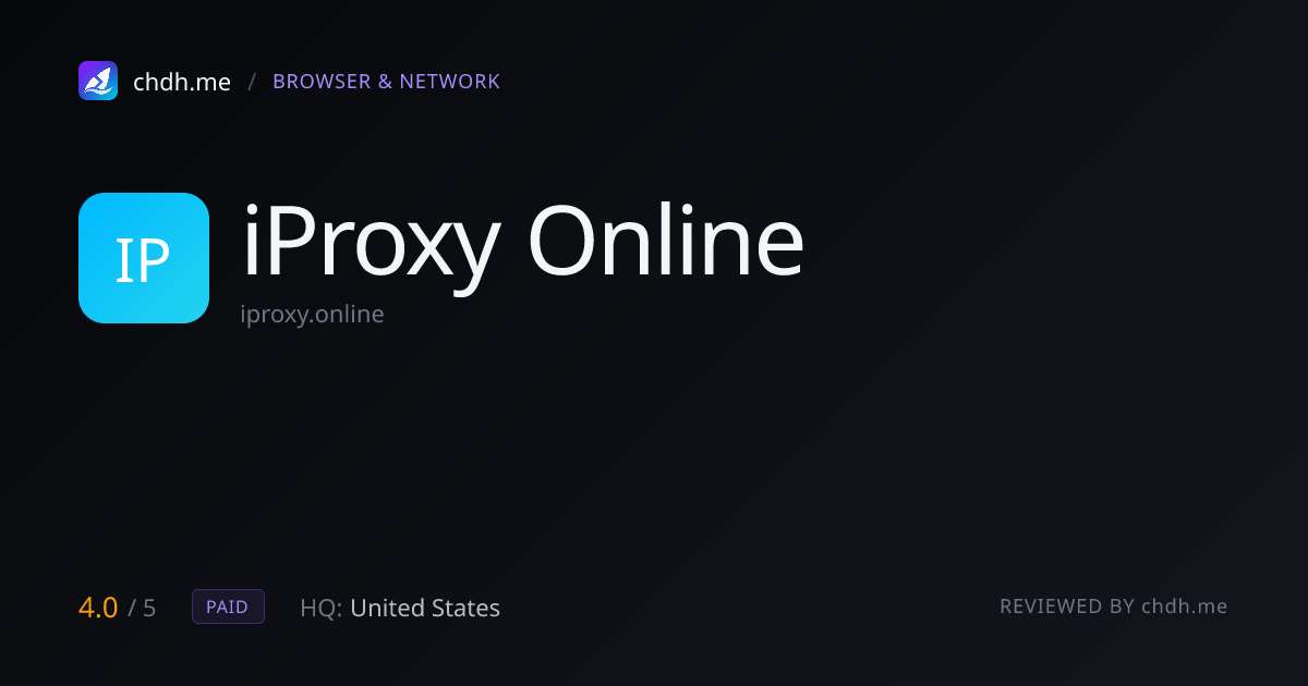 iProxy.online