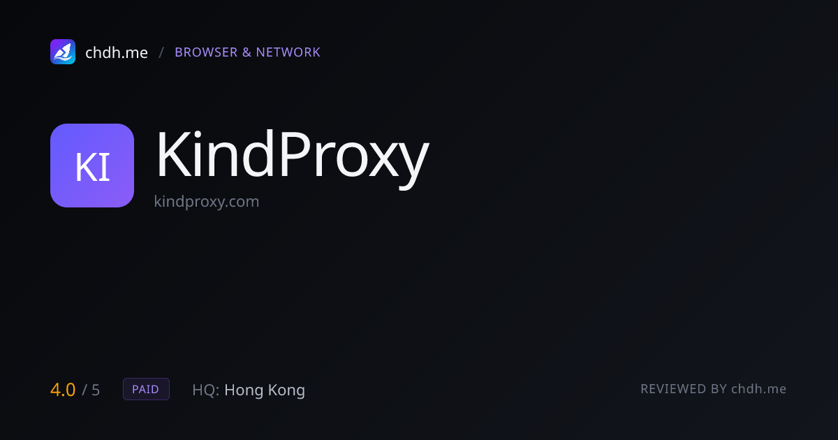 KindProxy