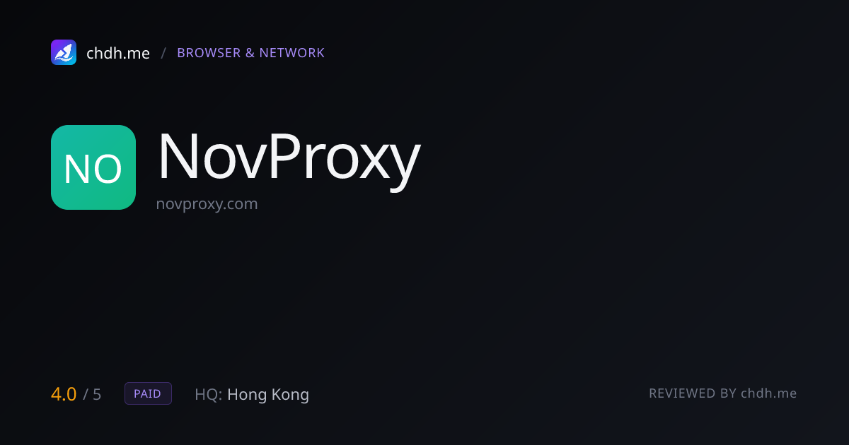 NovProxy