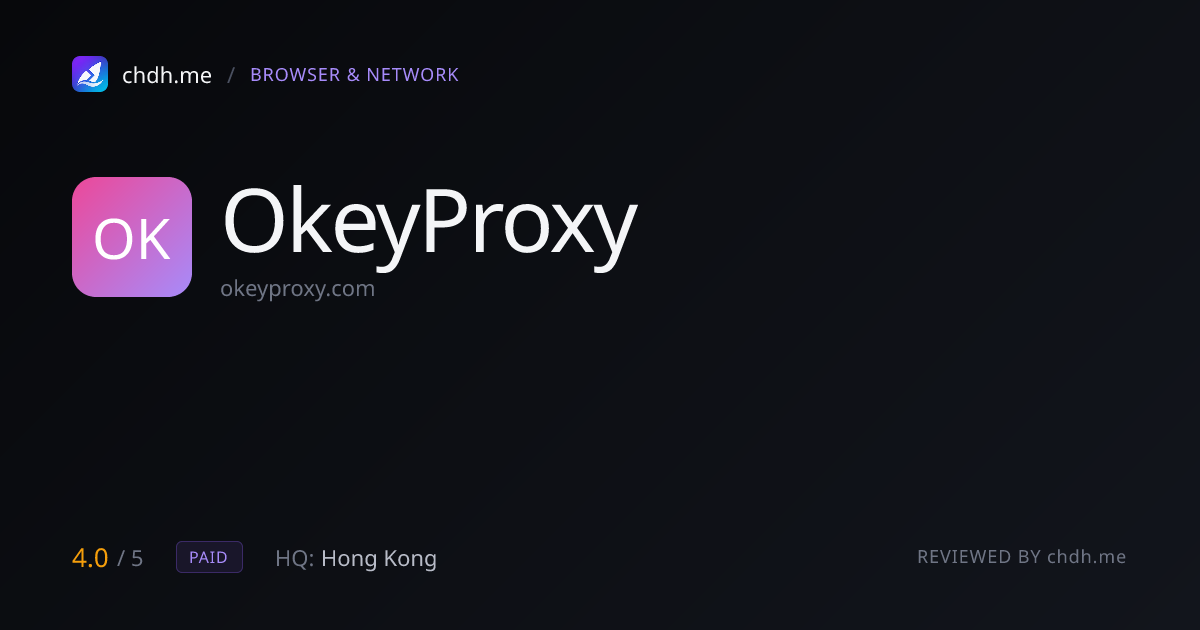 OkeyProxy