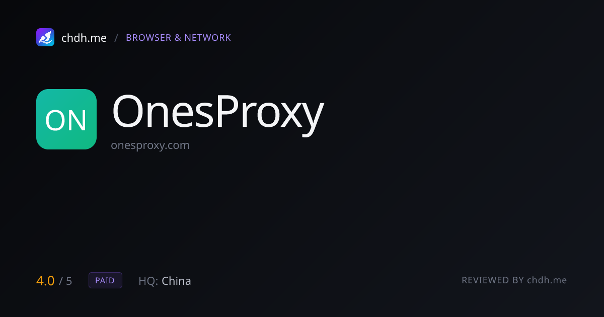 OnesProxy