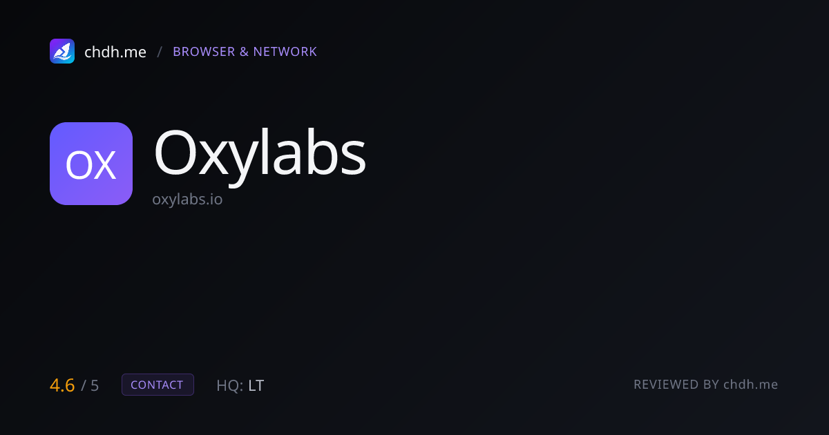Oxylabs