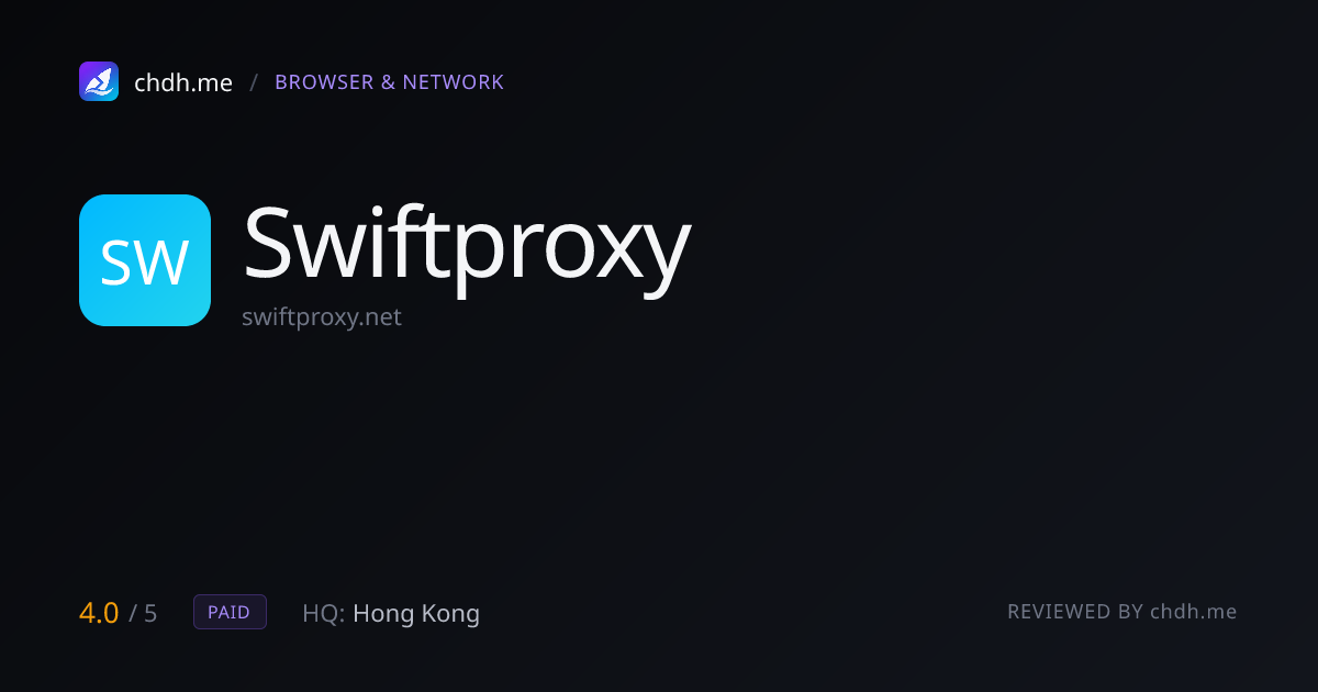 Swiftproxy