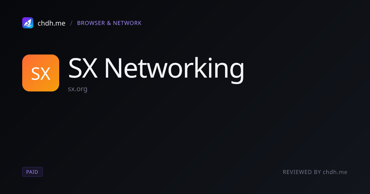 SX Networking