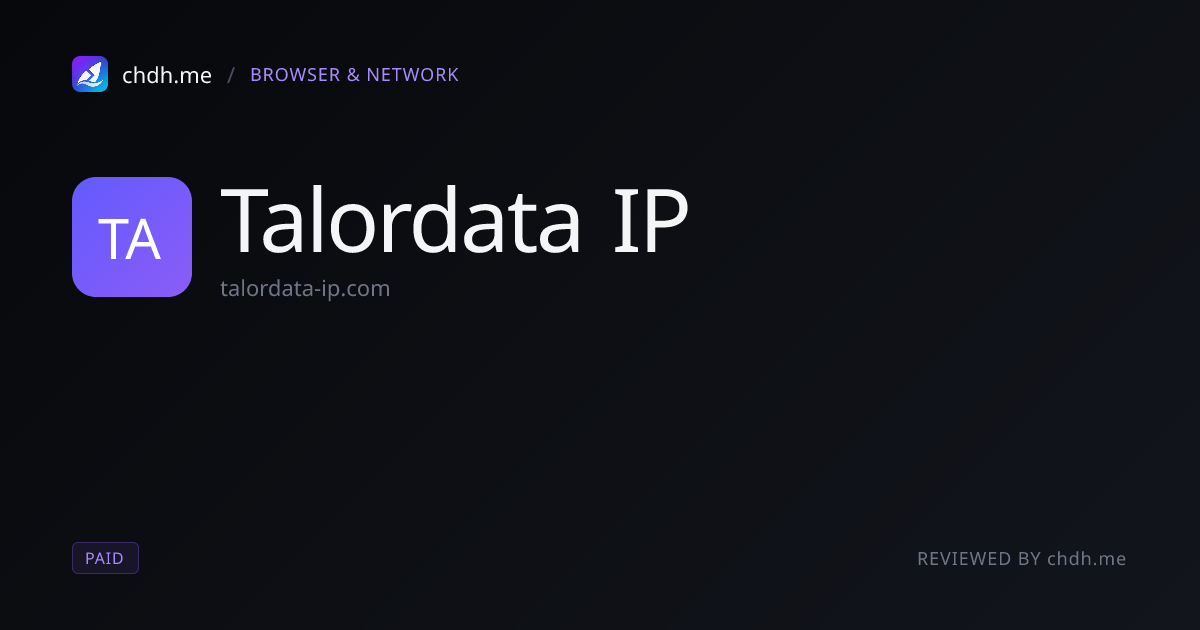 Talordata IP