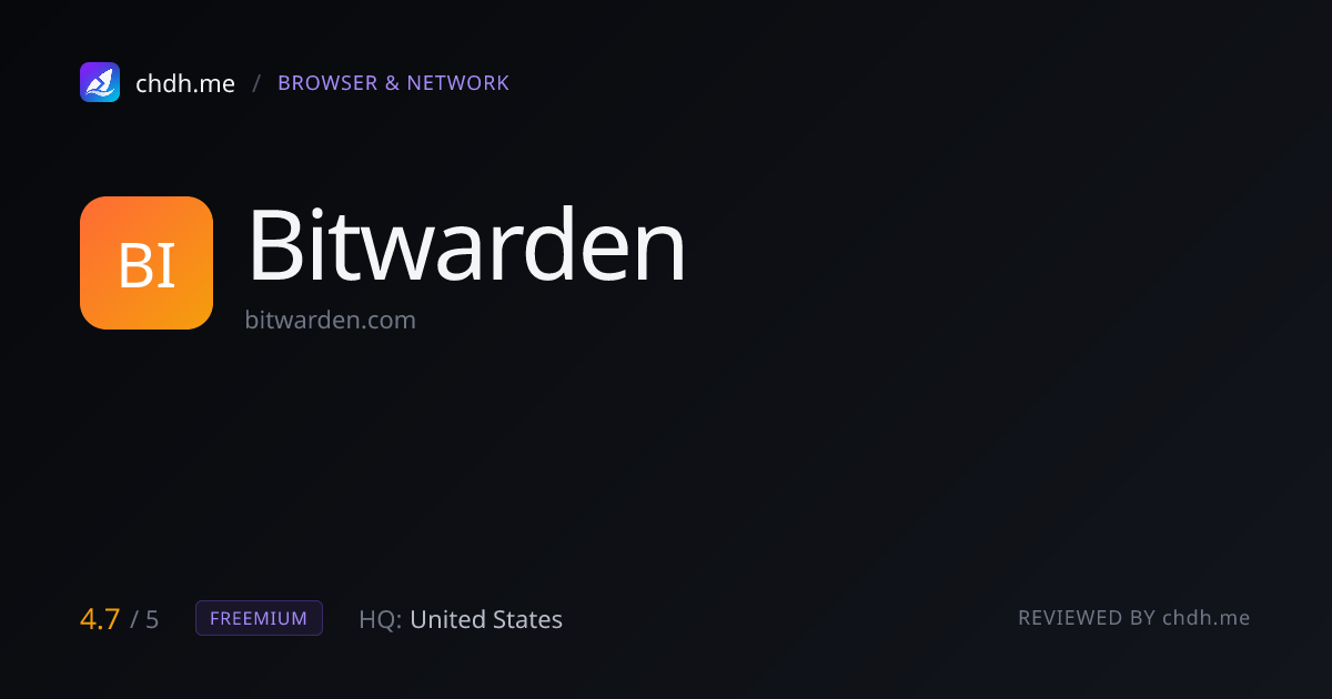 Bitwarden