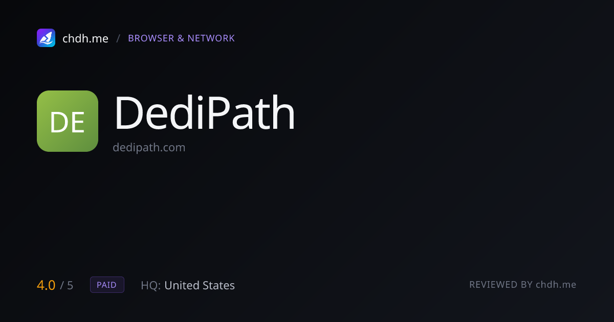 DediPath