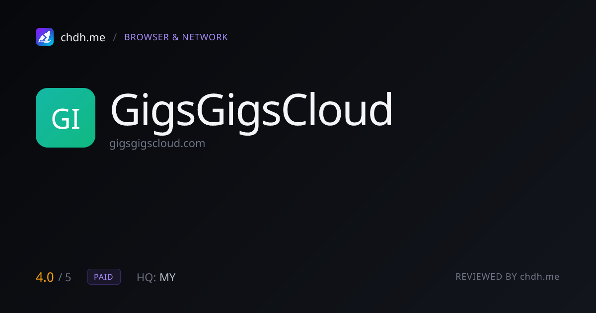 GigsGigsCloud