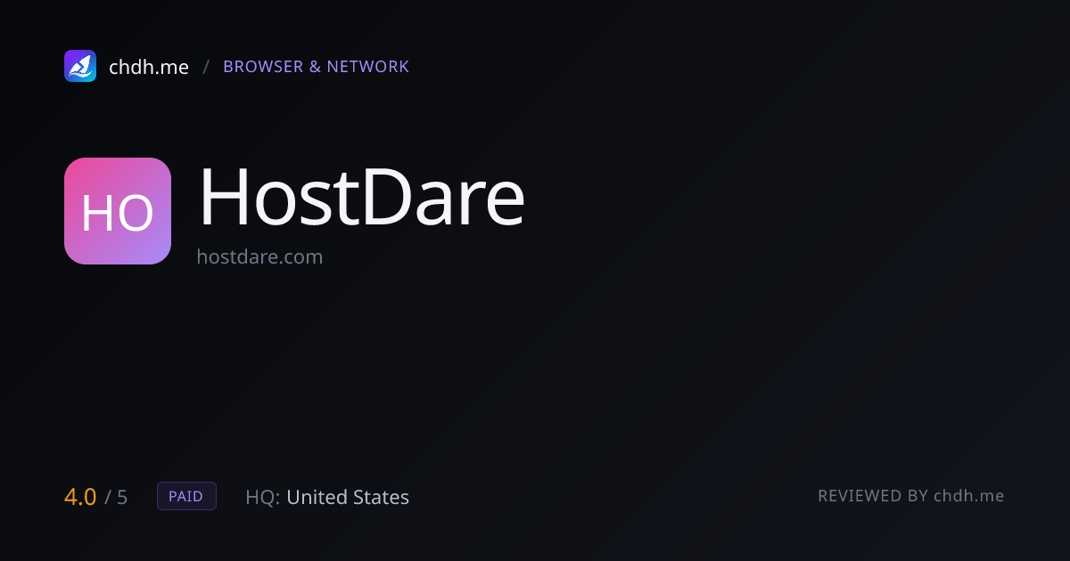HostDare