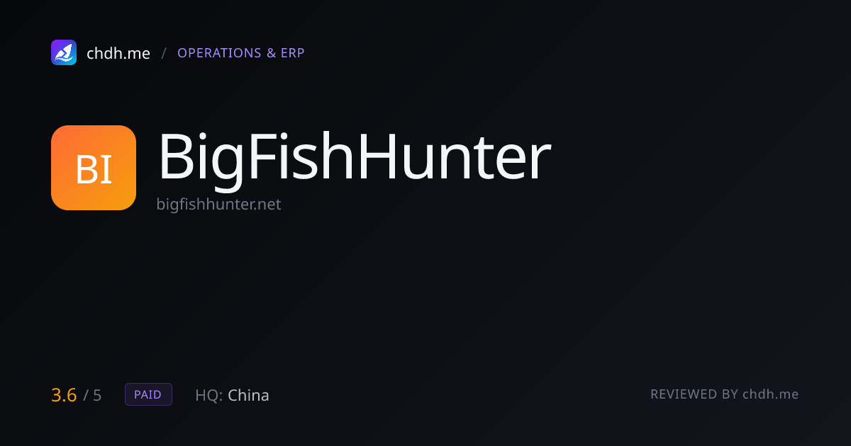 大鱼捕手(BigFishHunter)
