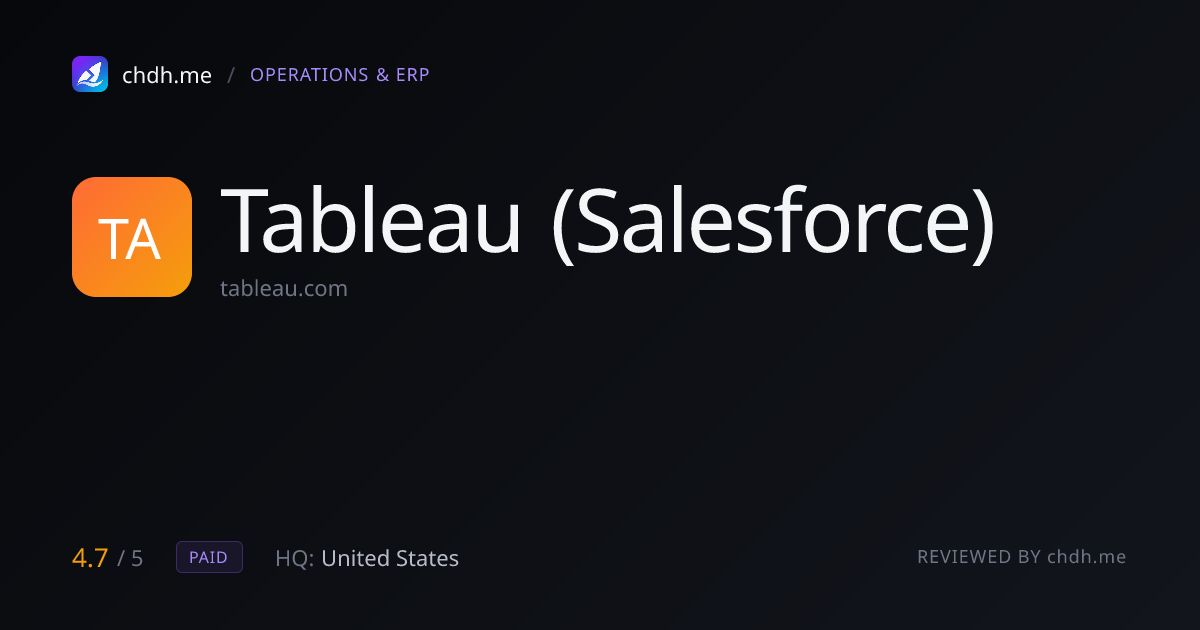 Tableau