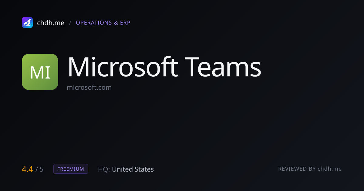 Microsoft Teams