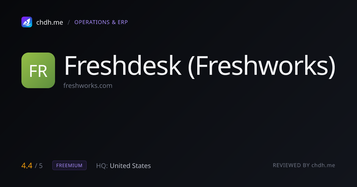 Freshdesk