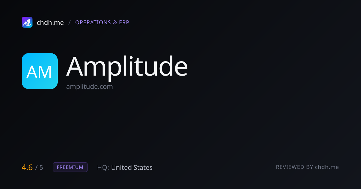 Amplitude
