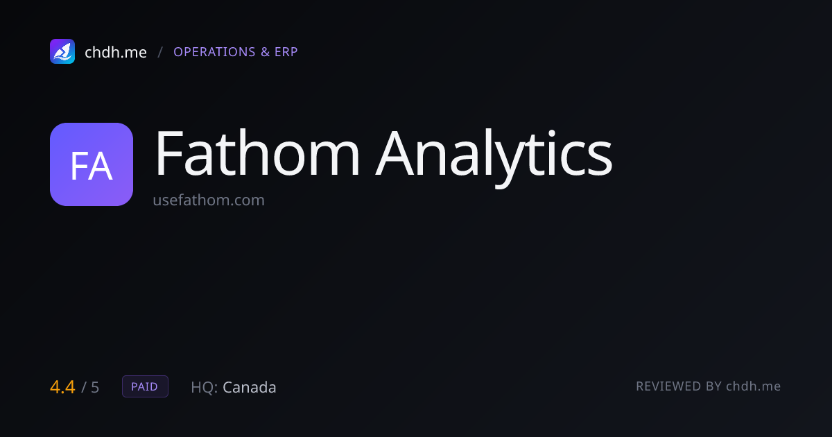 Fathom Analytics
