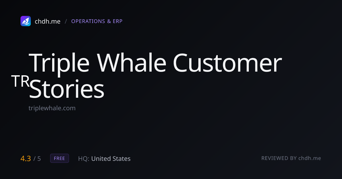 Triple Whale Stories