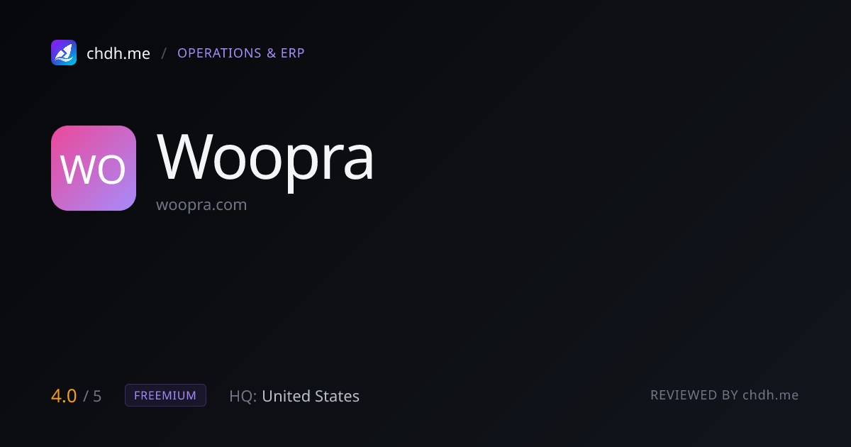 Woopra