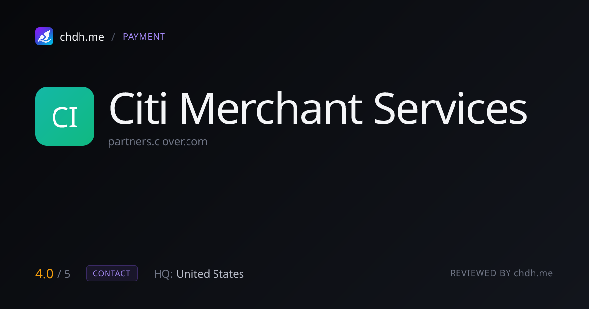 Citi Merchant Services