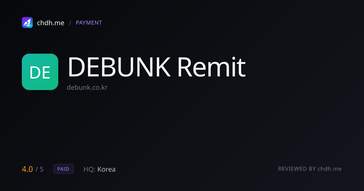 DEBUNK Remit