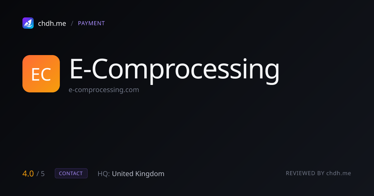 E-Comprocessing