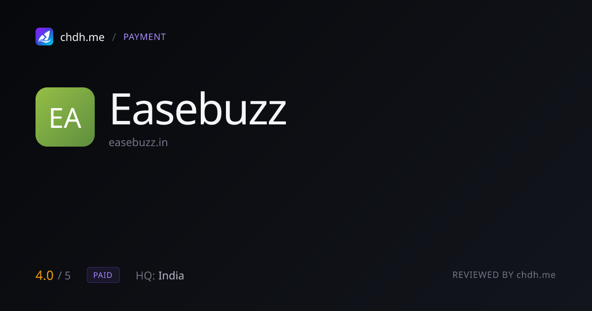 Easebuzz
