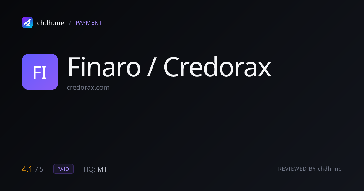 Finaro(原 Credorax)