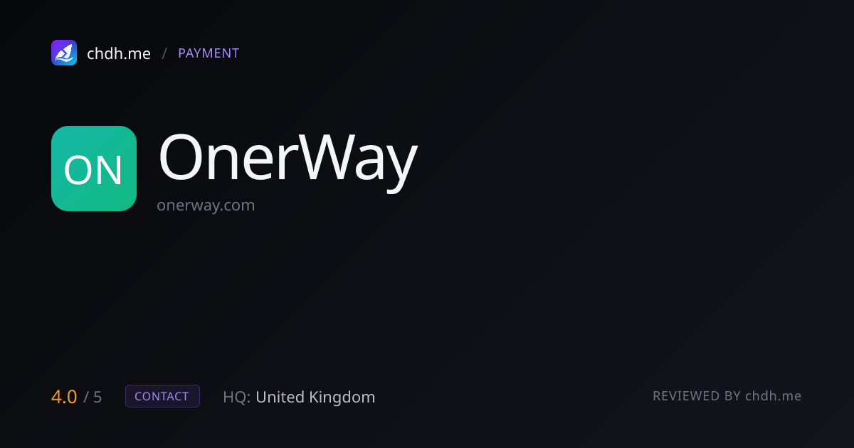 OnerWay 万唯