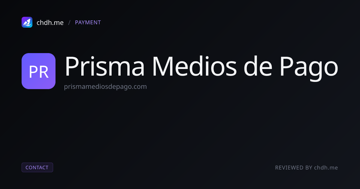 Prisma Medios de Pago