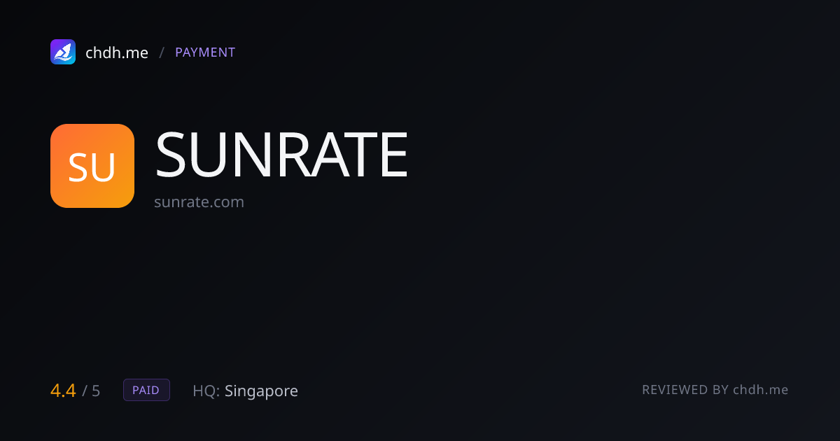 寻汇 SUNRATE