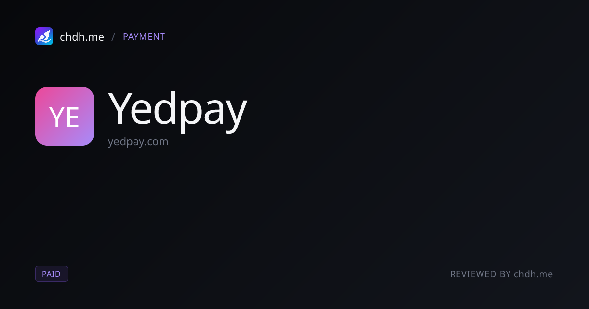 Yedpay(日日富)