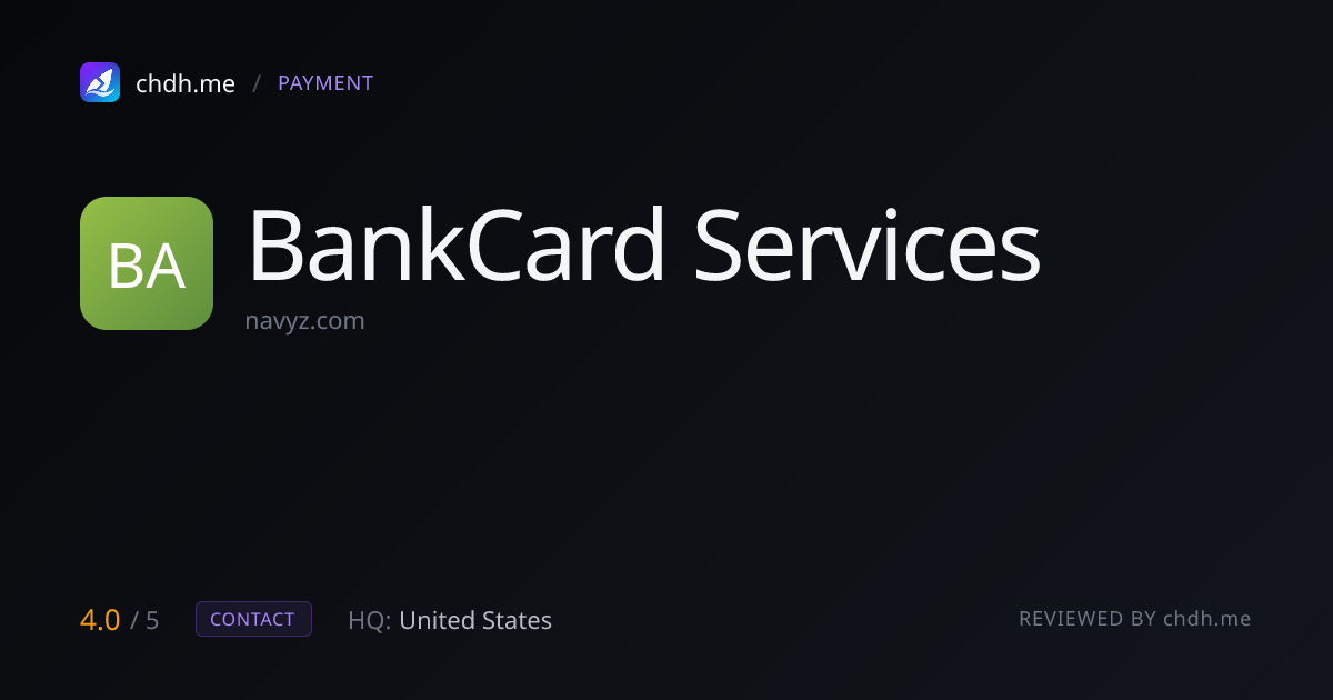 BankCard Services / NAVYZ