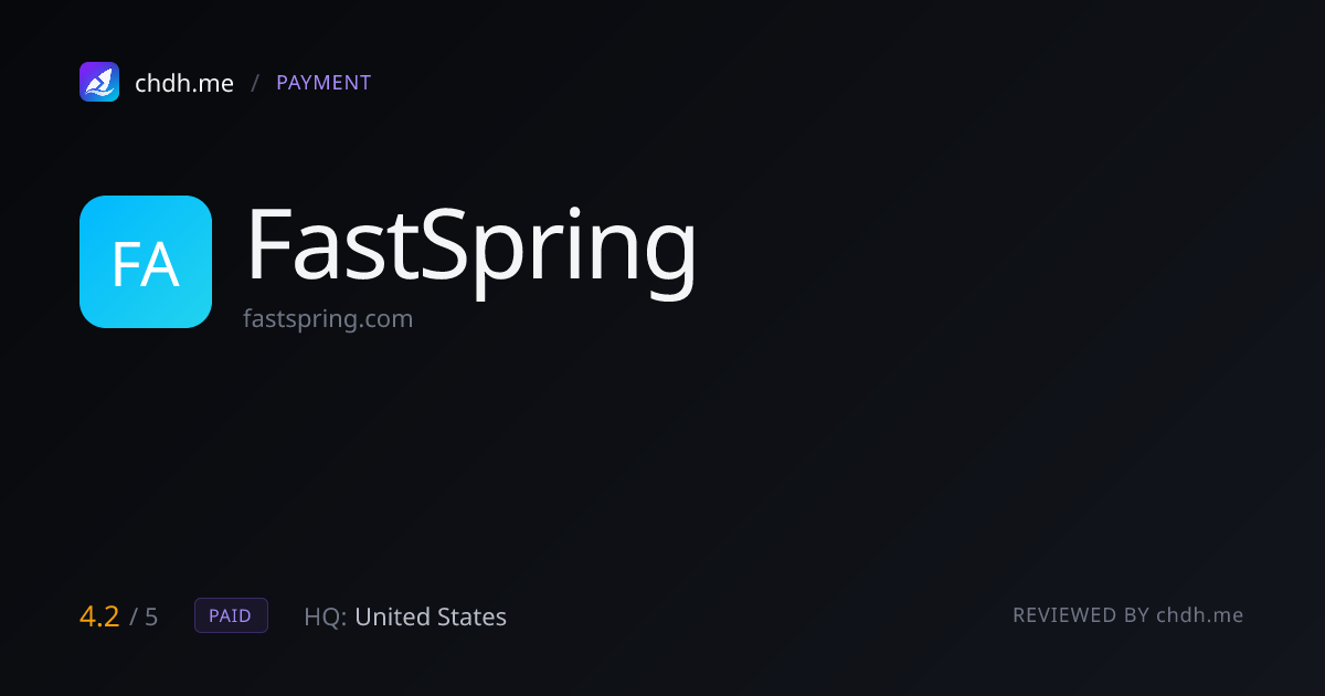 FastSpring