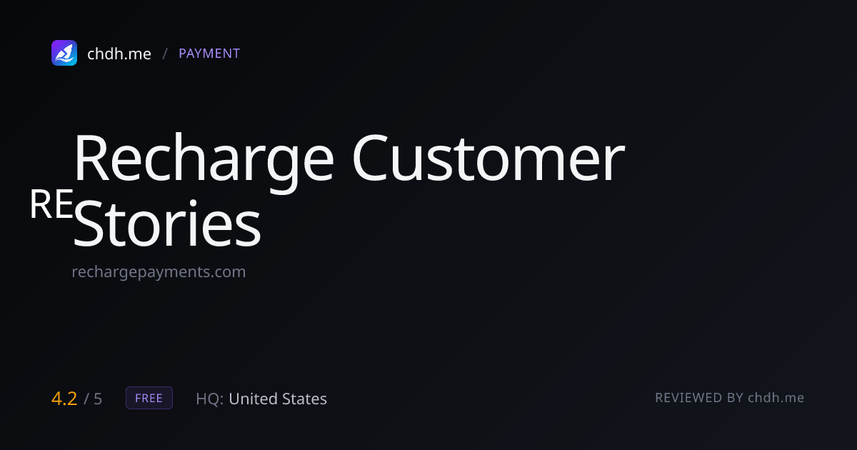 Recharge 案例库