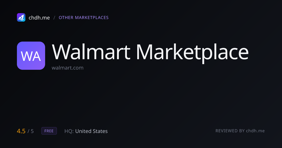 Walmart Marketplace
