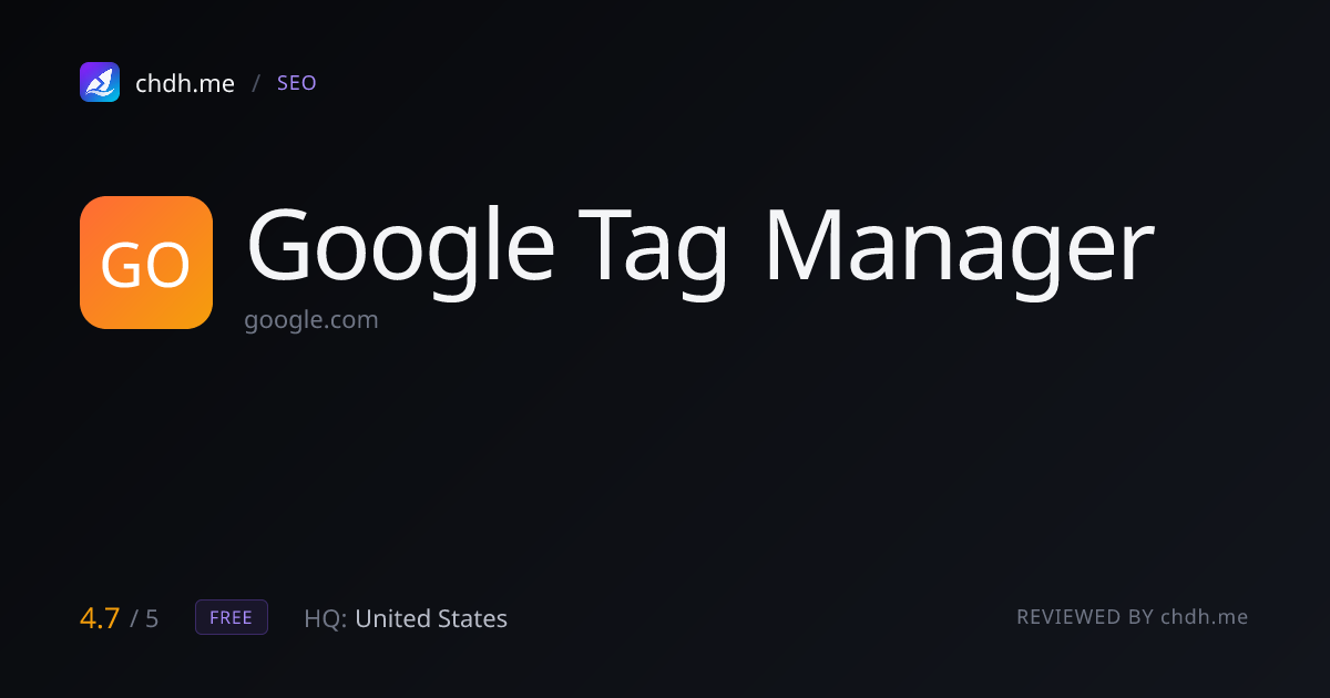 Google Tag Manager