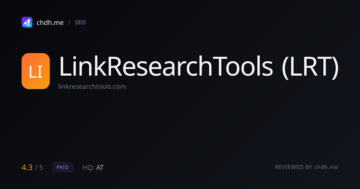 LinkResearchTools