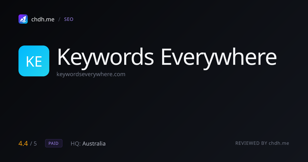Keywords Everywhere