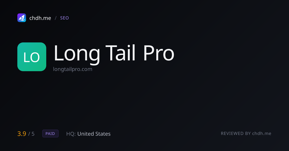 Long Tail Pro