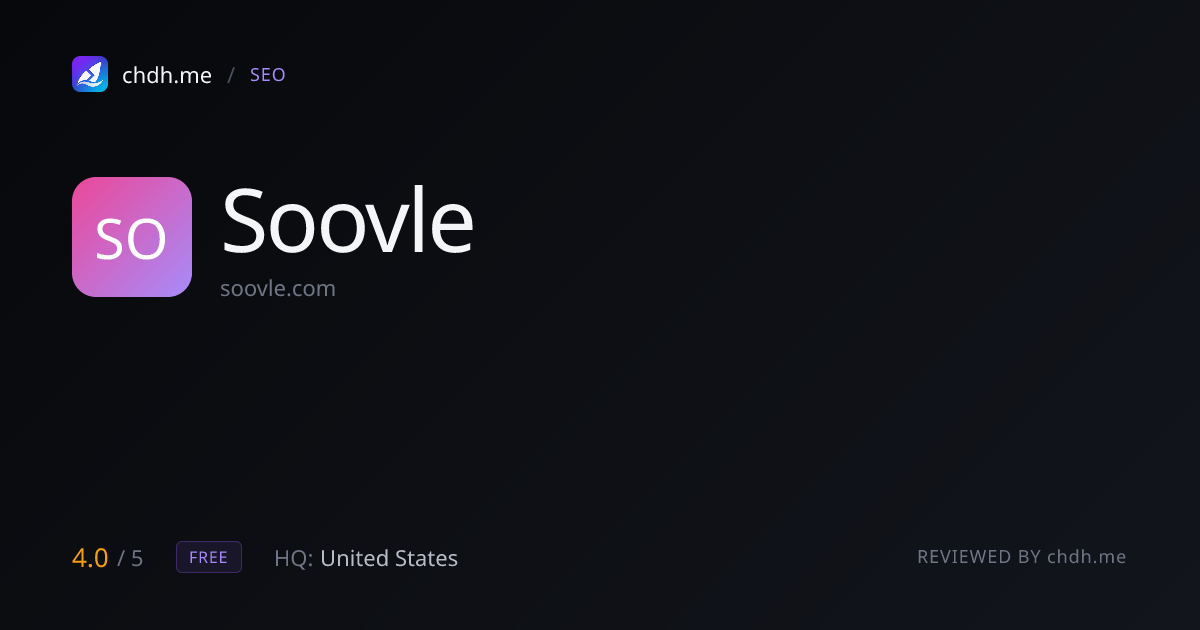 Soovle 关键词探索