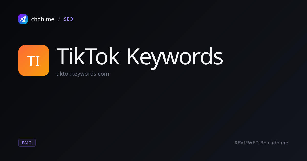 TikTok Keywords