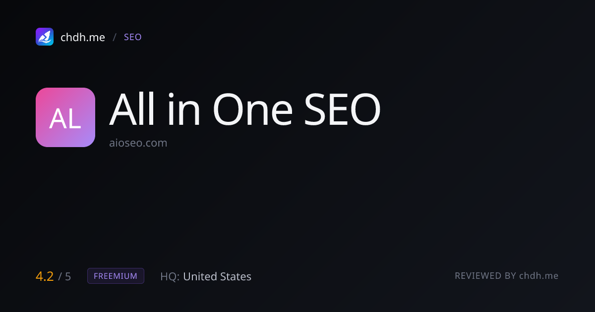 All in One SEO