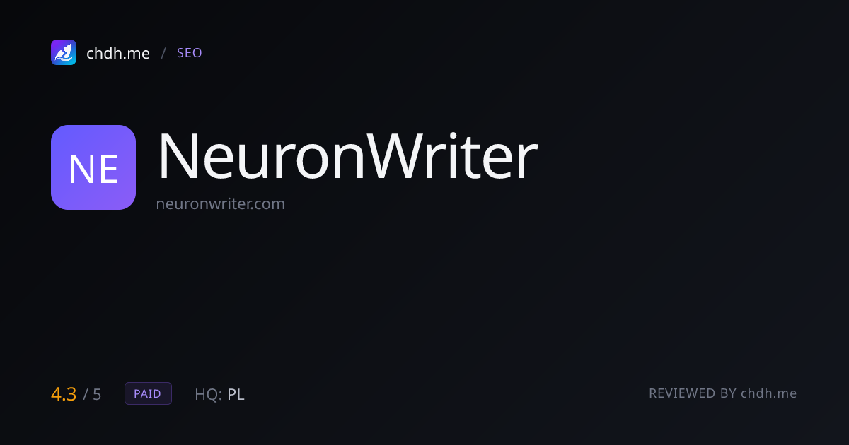 NeuronWriter
