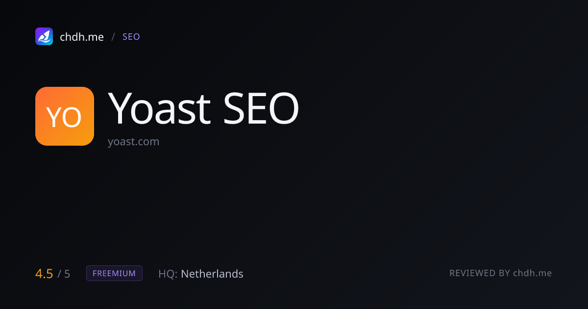Yoast SEO