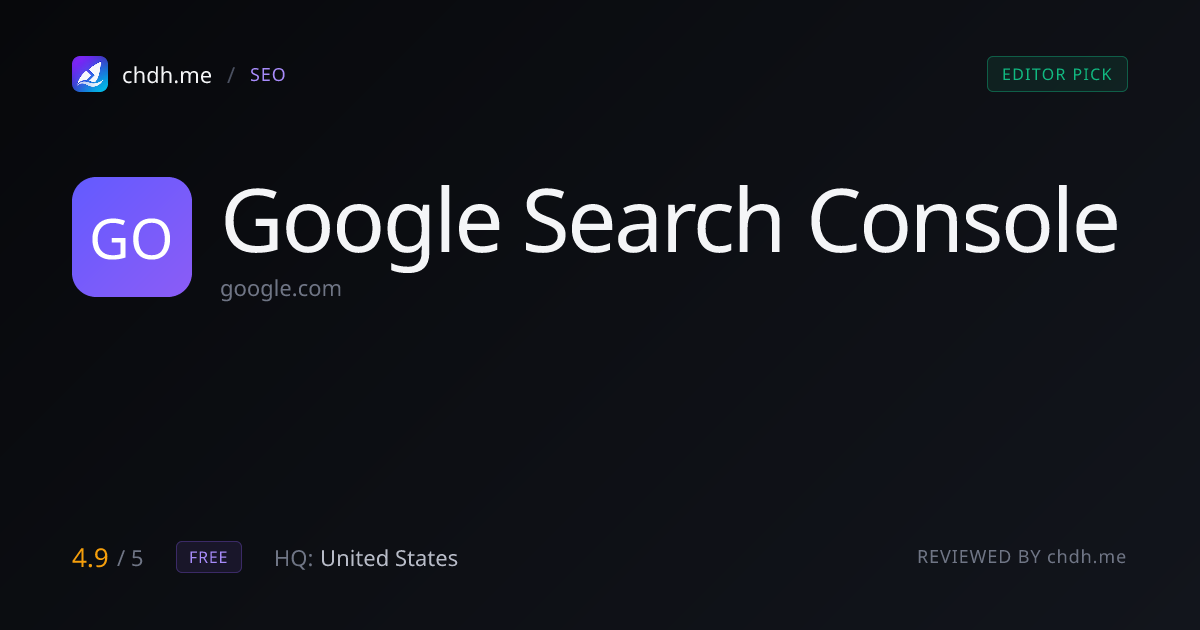 Google Search Console