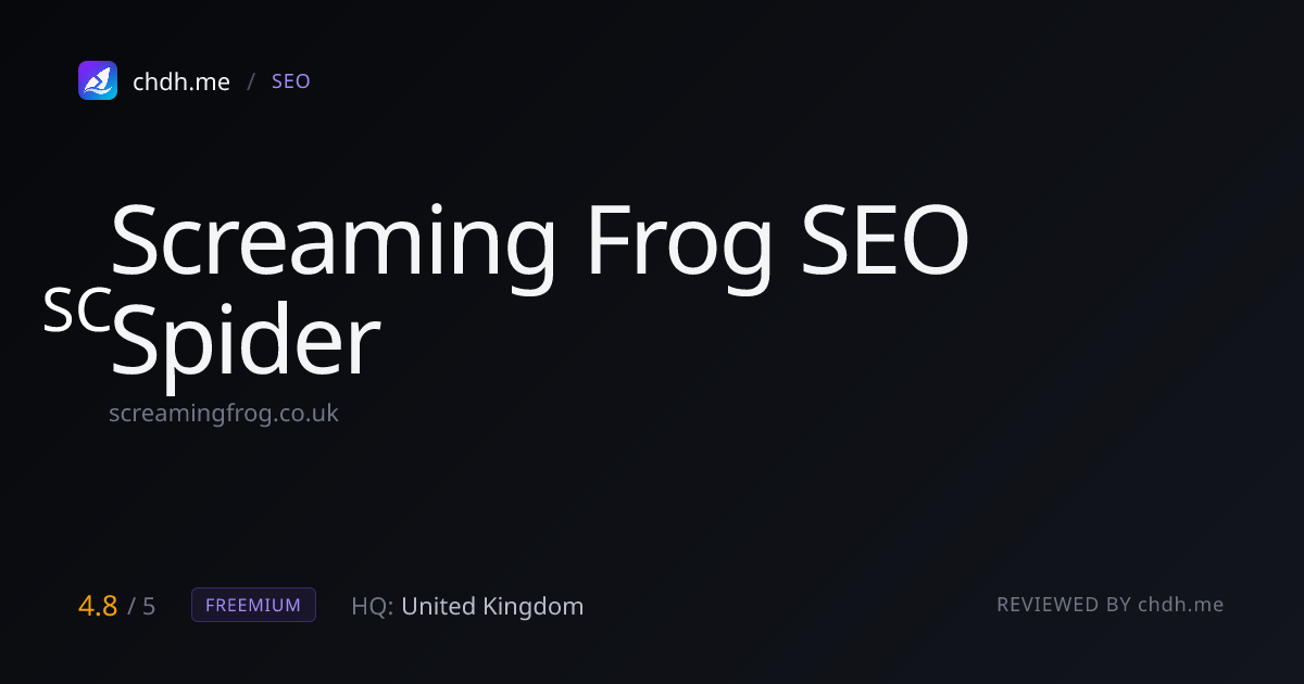 Screaming Frog