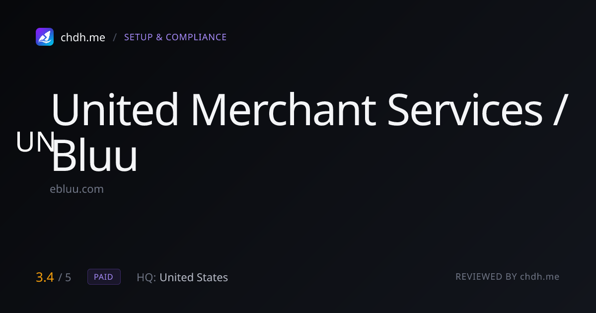 United Merchant Services / Bluu