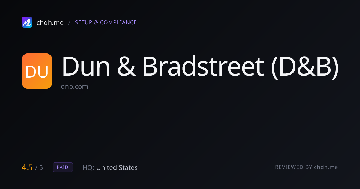 Dun & Bradstreet