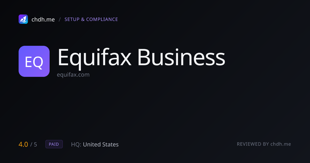 Equifax Business