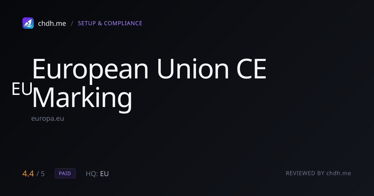 EU CE Marking